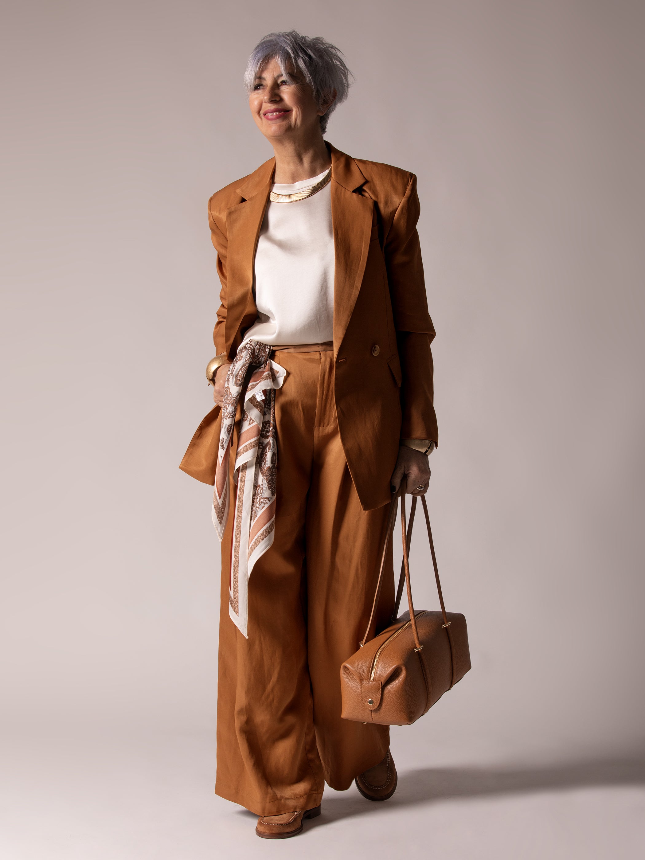 VICOLO PANTALONE TABACCO