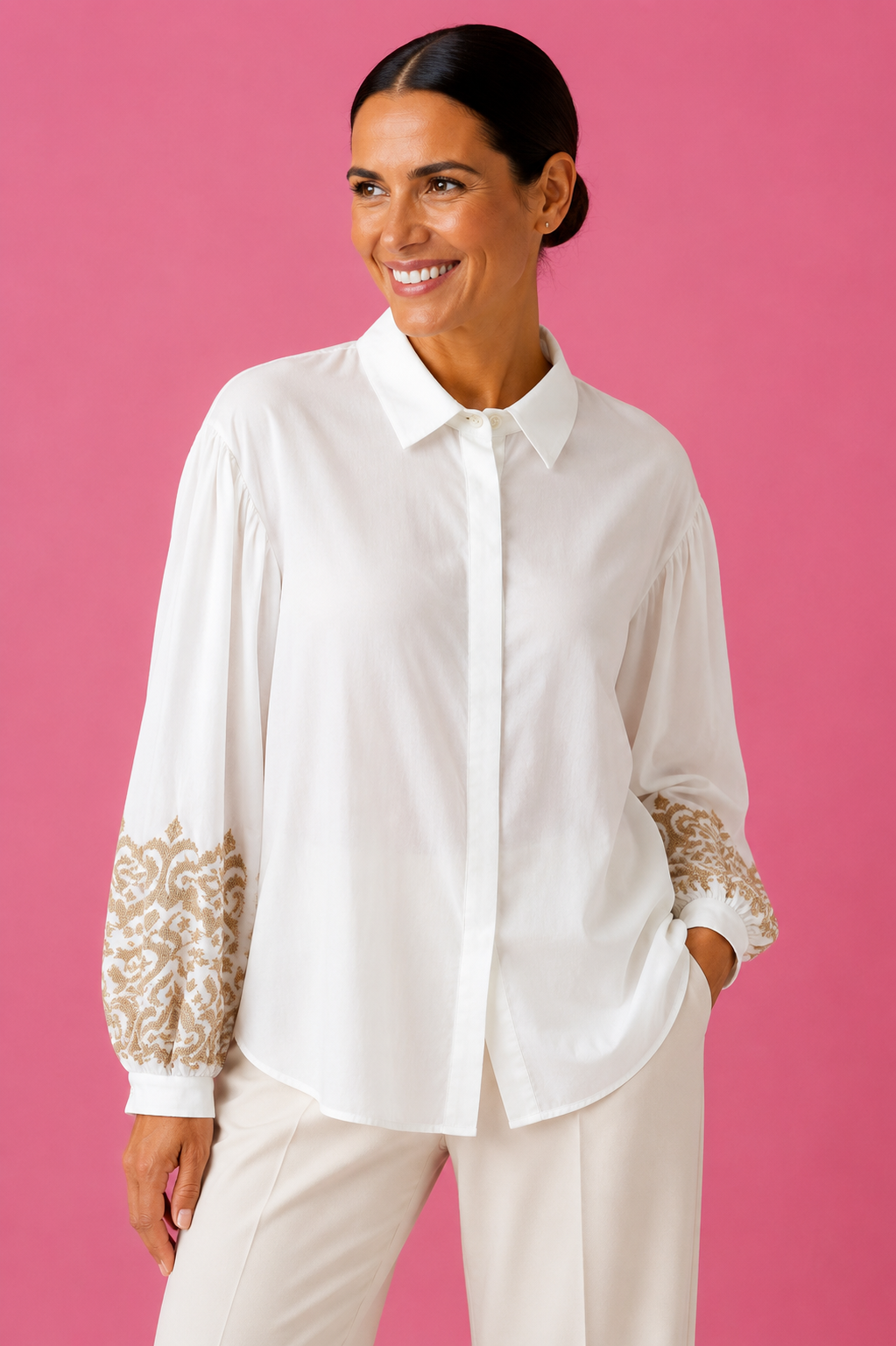 CAMICIA RICAMO