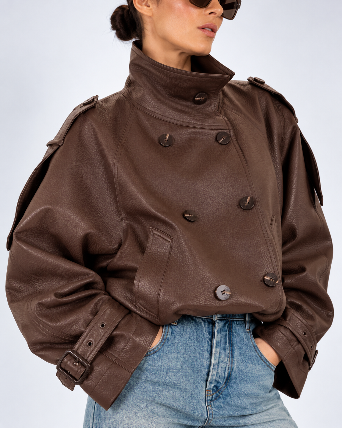 HAVEONE BOMBER DOPPIOPETTO ECOPELLE