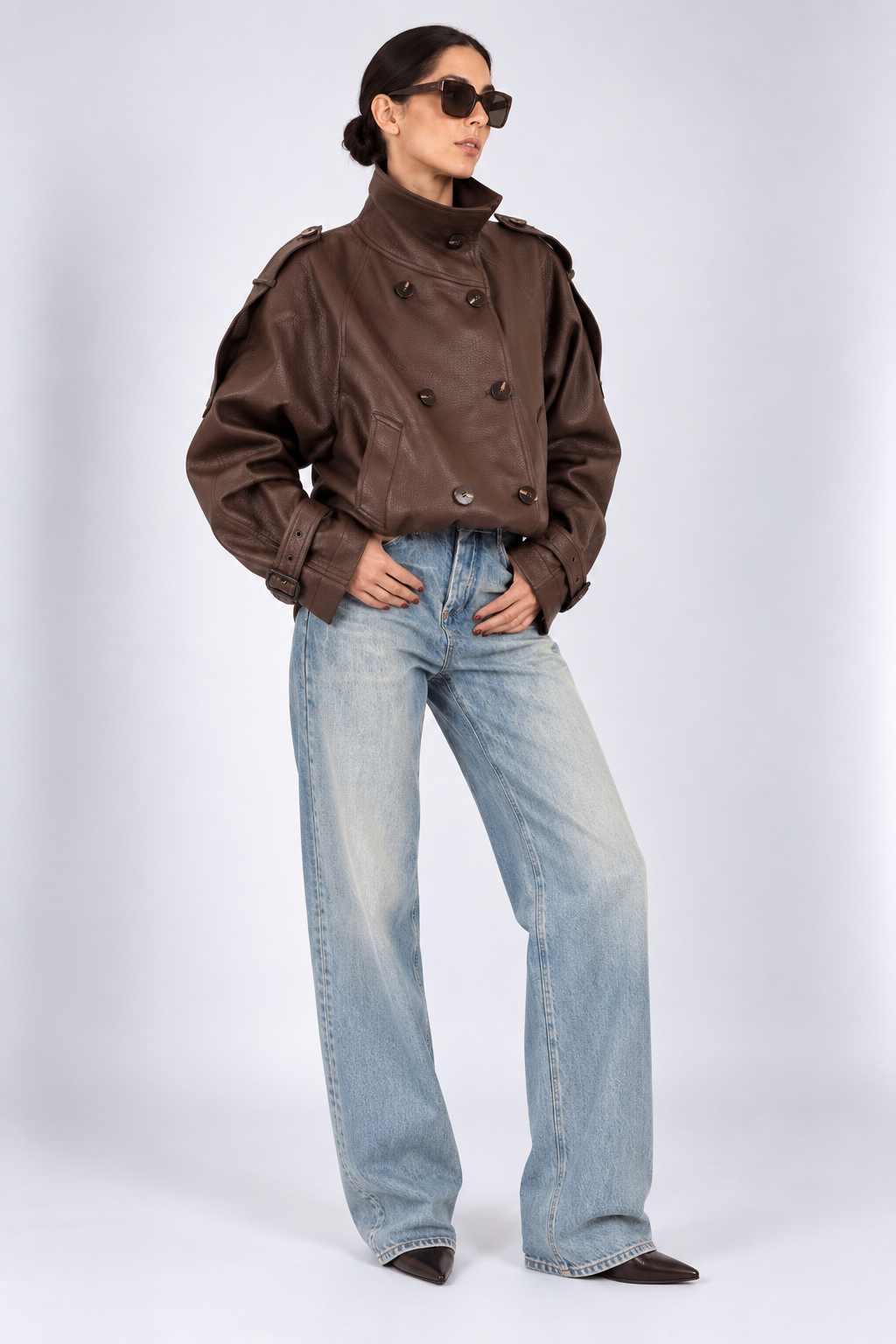 HAVEONE BOMBER DOPPIOPETTO ECOPELLE