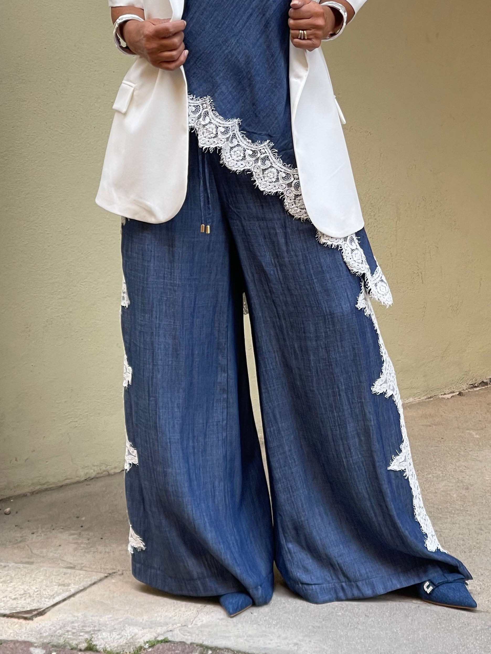 MOTEL PANTALONE CHAMBRAY