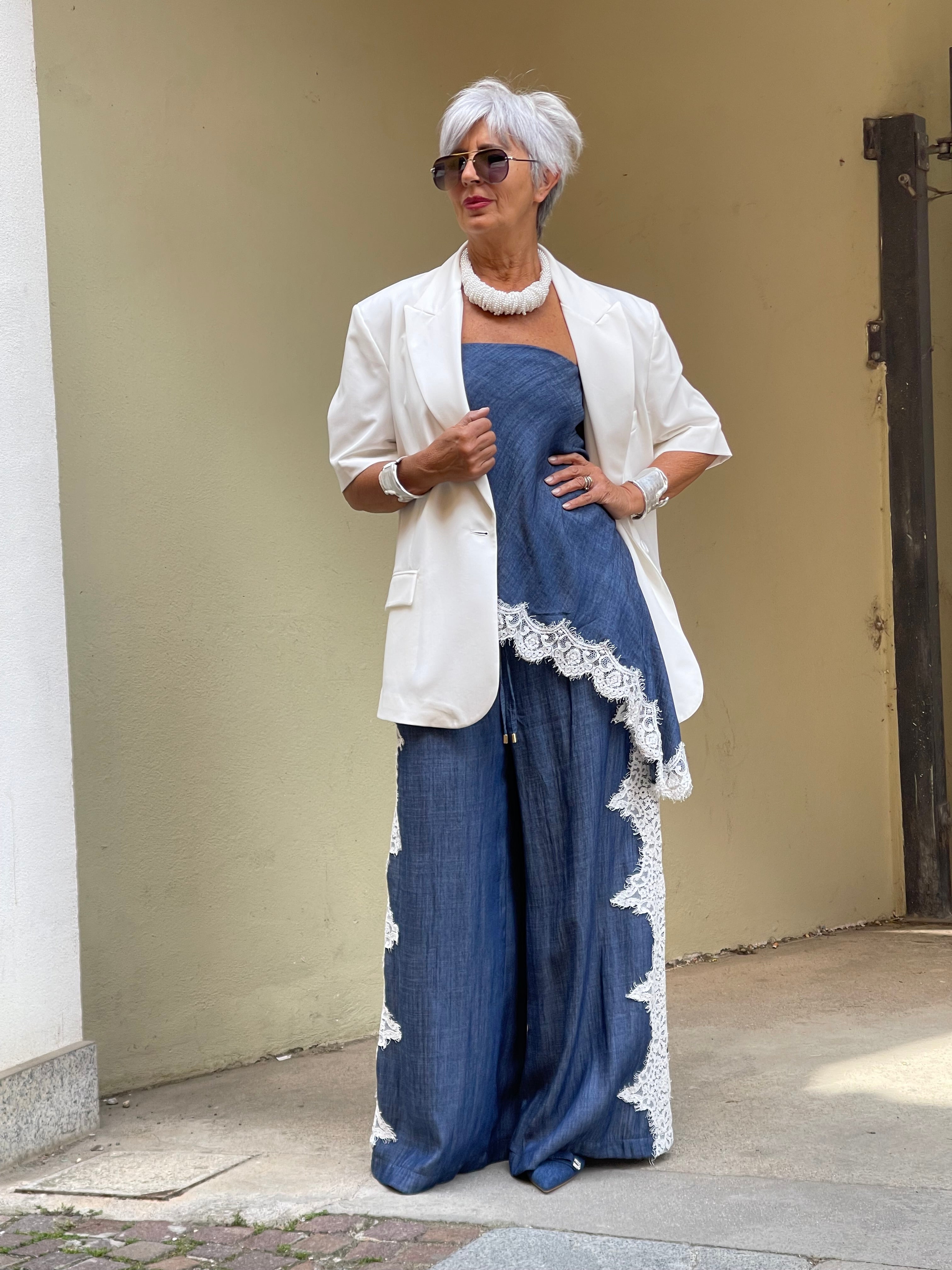 MOTEL PANTALONE CHAMBRAY