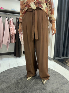 Pantalone fluido moro