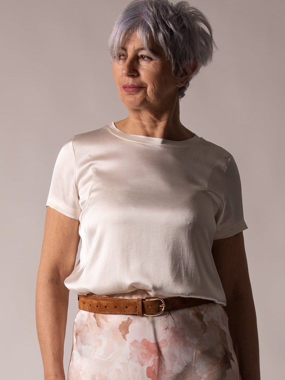 VICOLO T-SHIRT SATIN