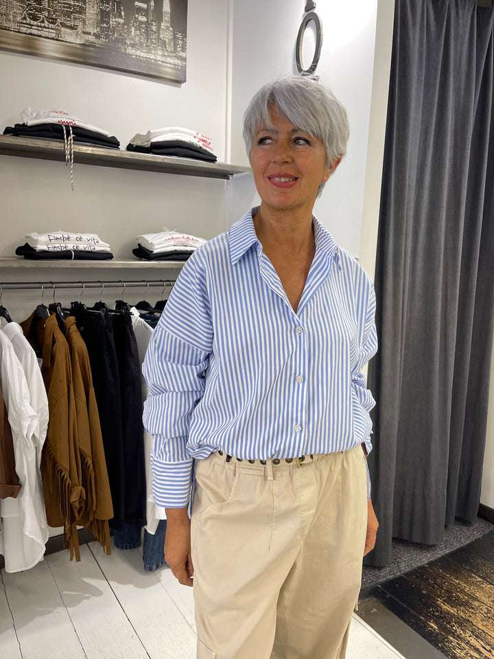 Camicia Righe Alta bottoni