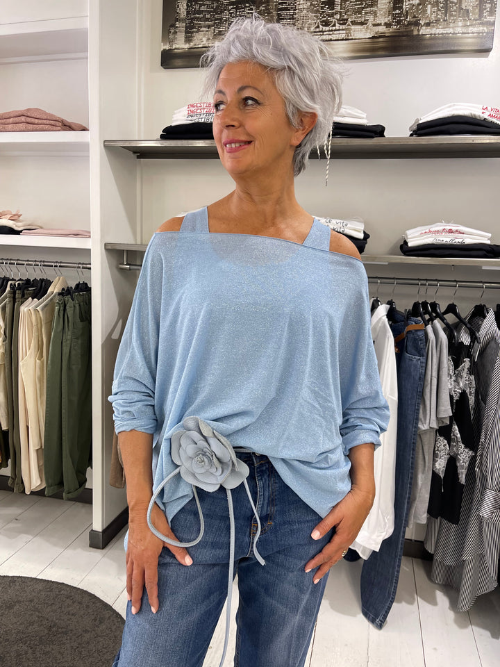 Maglia frullino lurex