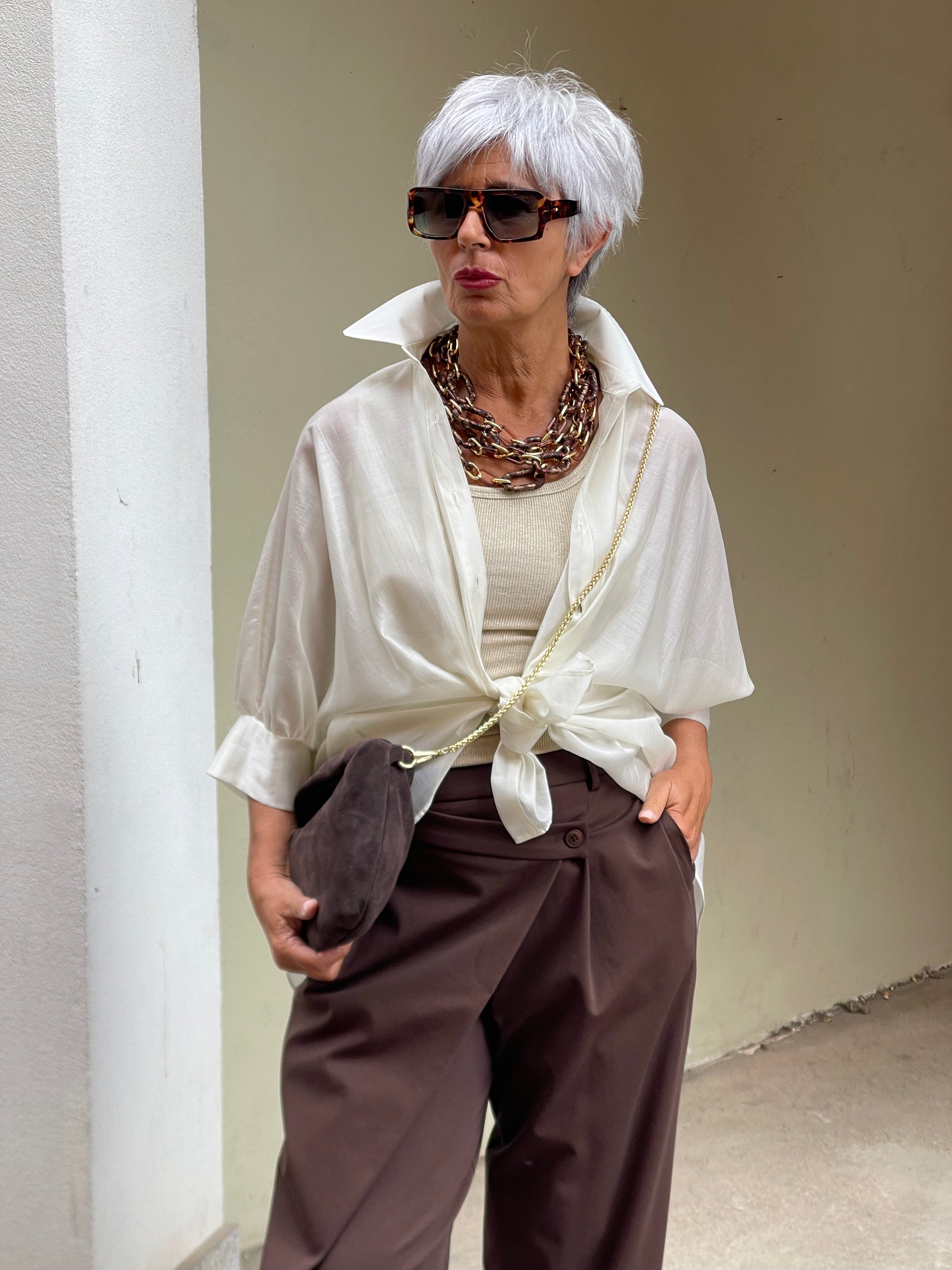 CAMICIA OVER NODO