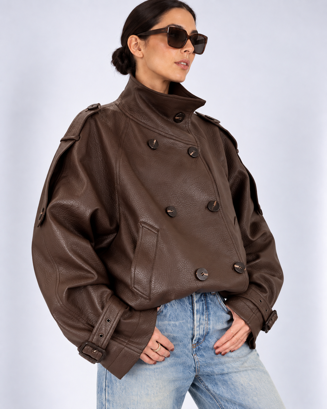 HAVEONE BOMBER DOPPIOPETTO ECOPELLE